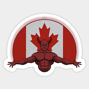 Devil Canada Sticker